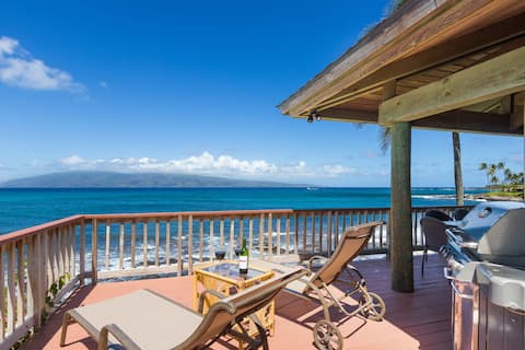 Private Oceanfront Estate Turtle Cove Napili Maui