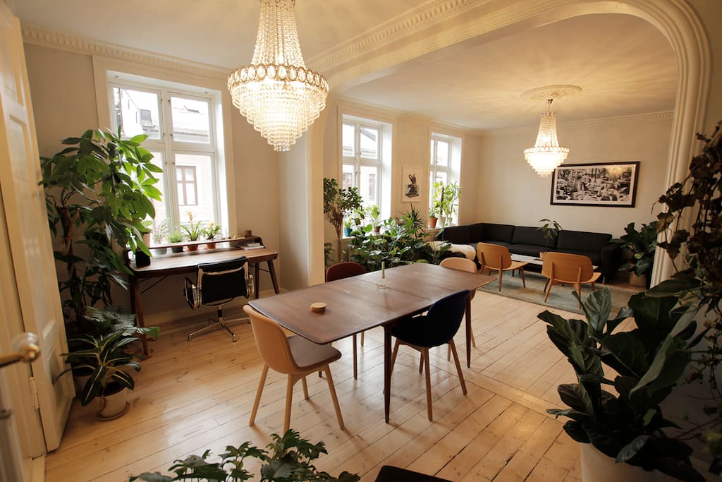 Dining section.
