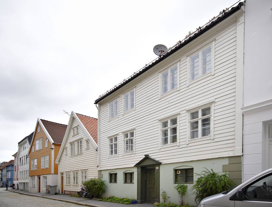 Koselig leilighet blant Bergens sjarmerende trehus