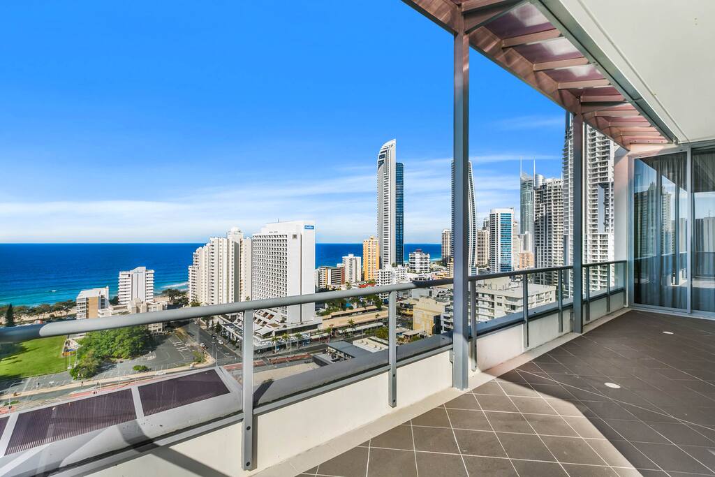 balcony area with great views
