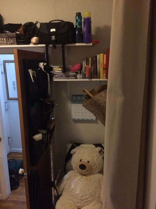 Can cuddle with my teddy bear if desired.