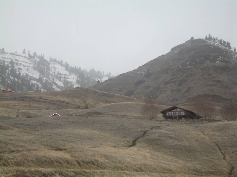 House from the road