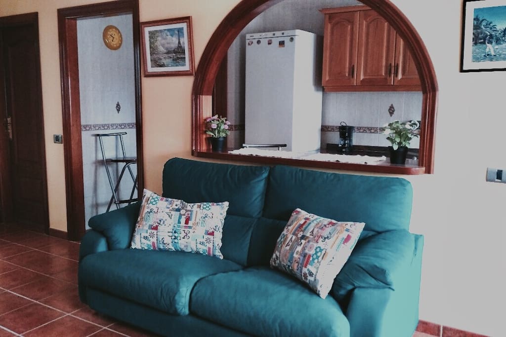 Cocina con Barra Americana