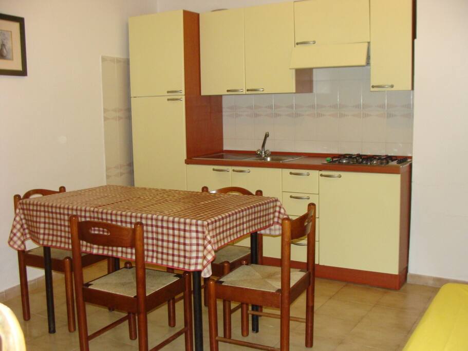 Soggiorno con cucina
