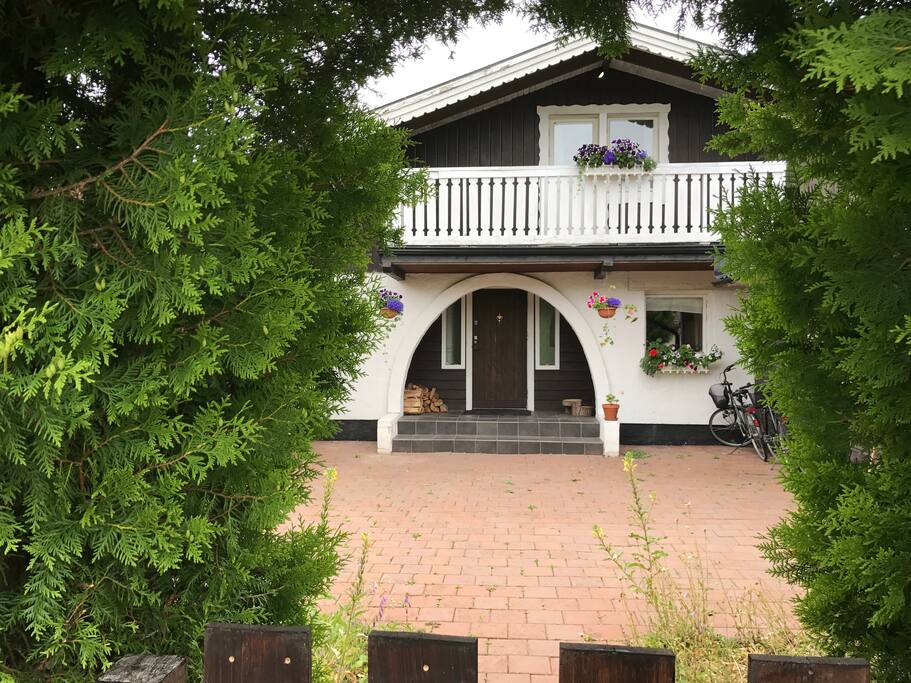 The main entrance