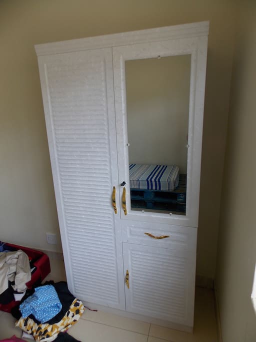 Closet in the bedroom
