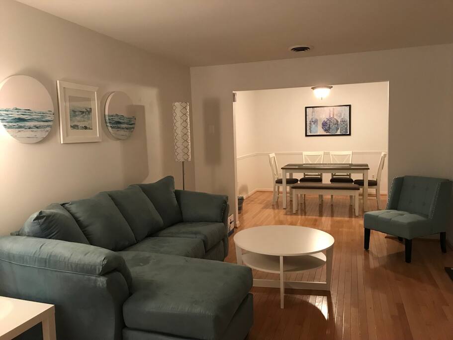 Living and dining space