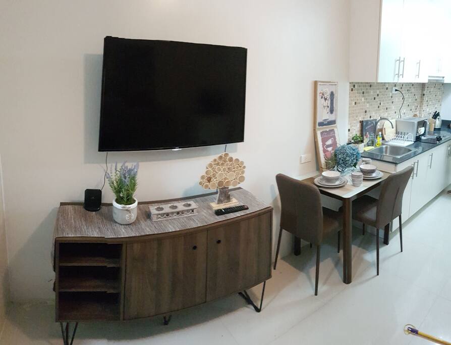 42 inch LCD TV, with USB Drive capable, We will also include some movies in the USB for your viewing pleasure