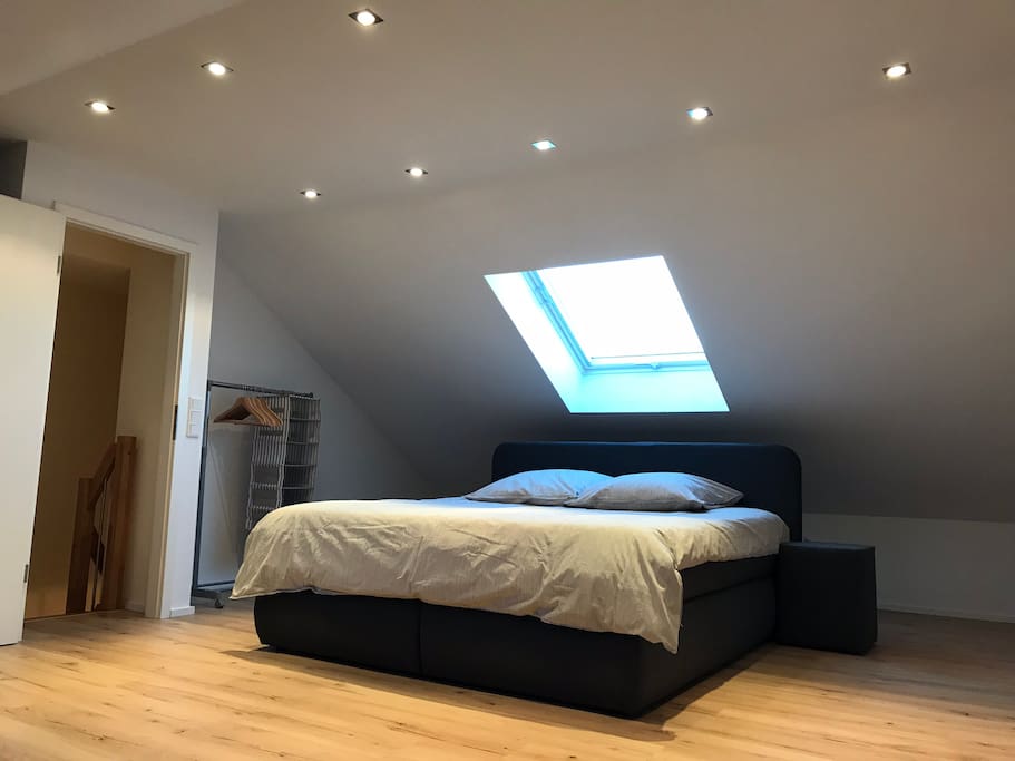 Stargazing at night in bedroom 3