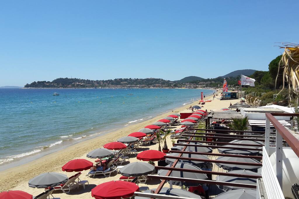 La plage du Dauphin, excellente cuisine pour manger sur la plage