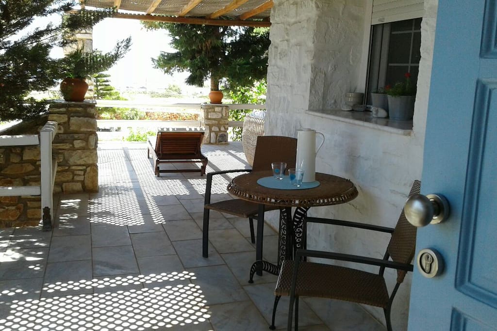 cosy veranda with beautiful sea view