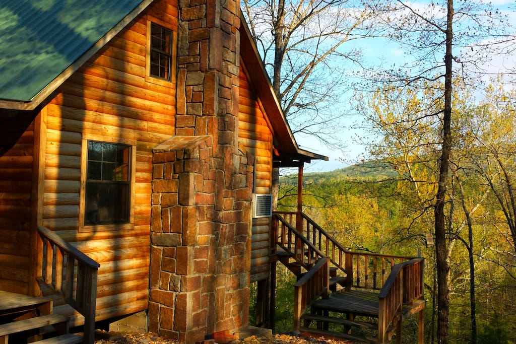 Thunder Mountain Riverfront Cabin Caddo Gap, AR Cabins for Rent in