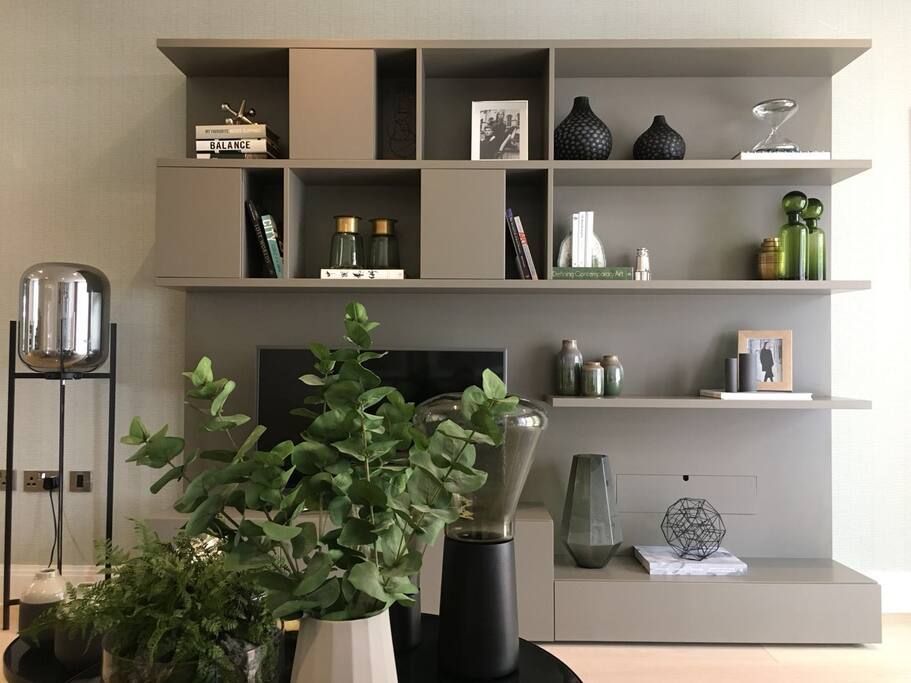 Living room with TV