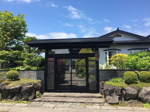 [Rental villa] Natural hot spring with BBQ house