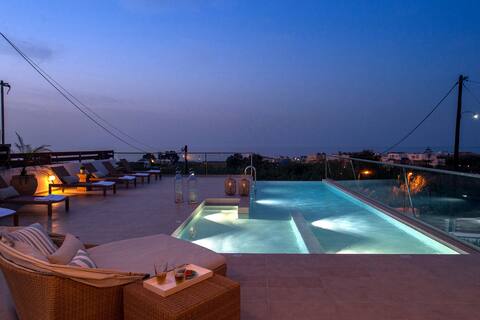Luxury villa Hanna Marie with private tennis court