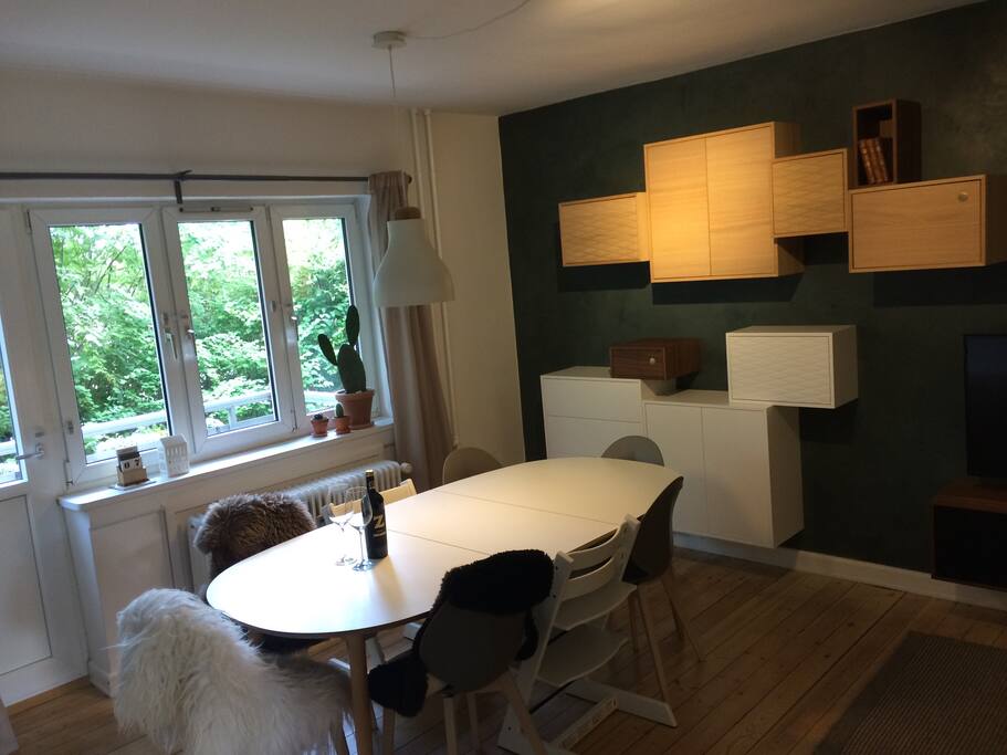 Living room dining table