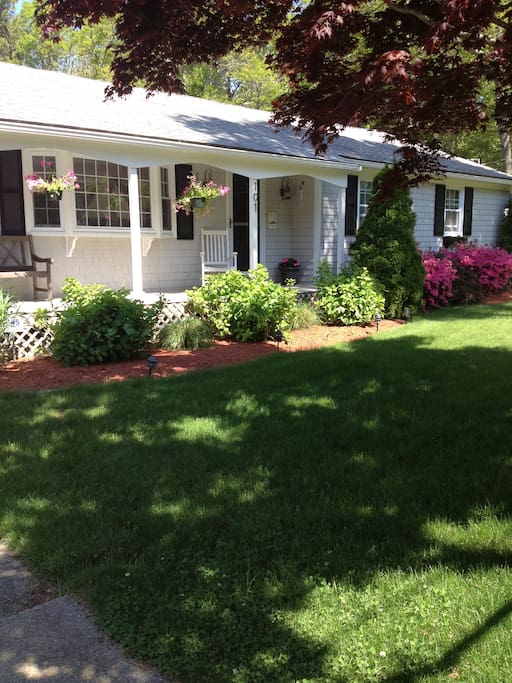 Front of house. Farmers porch.