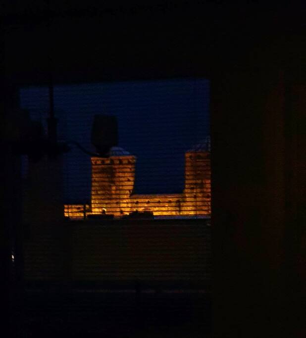 Living room view to the St.Olaf's Castle.