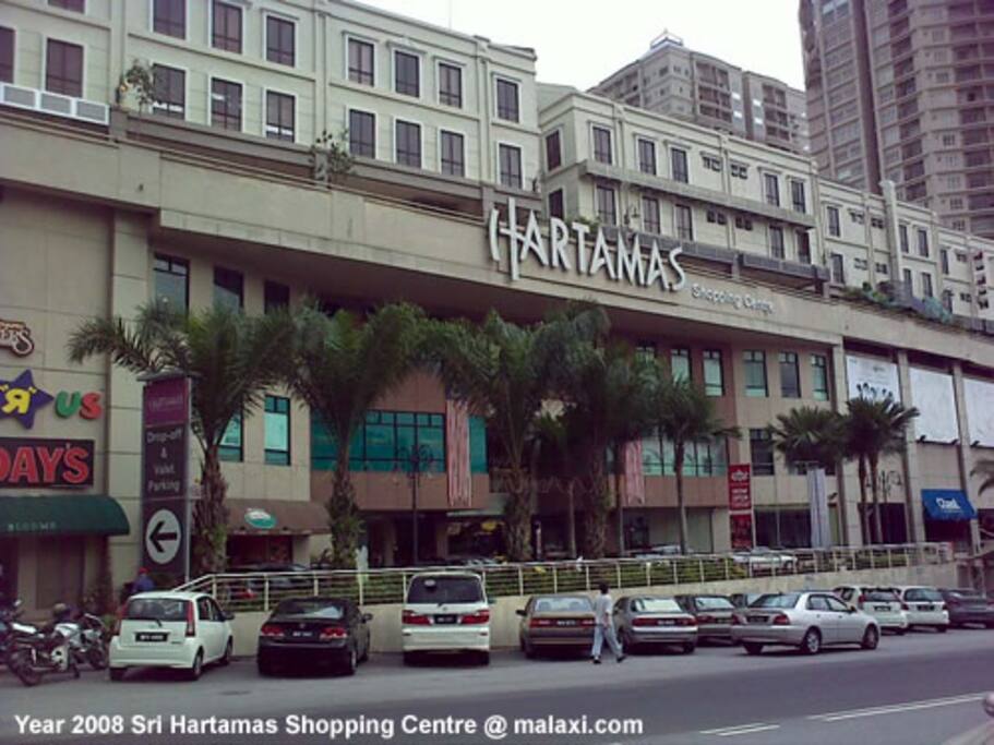 Hartamas Shopping Center is just opposite the place with taxi & bus stand.