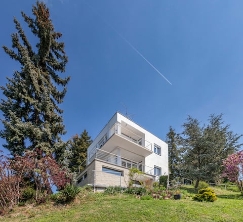 Panoramic Villa with Jacuzzi & Lake Balaton View