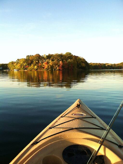Enjoy the kayak and Christmas Lake