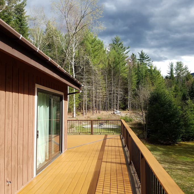 huge deck