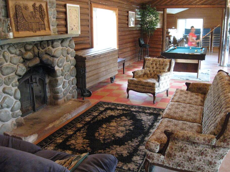 Foyer au bois.
