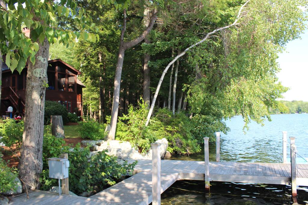 Luxury lakefront home for fall colors, winter wonderlands, or spring discovery.