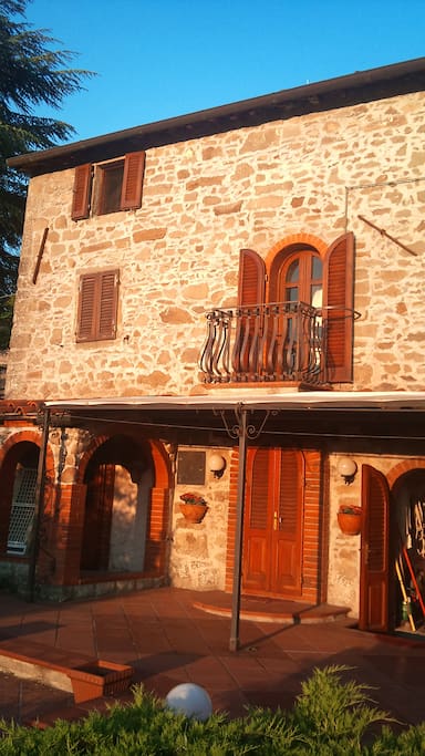 Das Haus im Morgenlicht