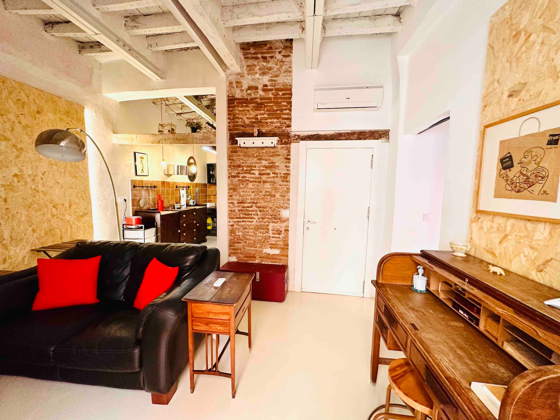 Bohemian studio in the city's downtown.