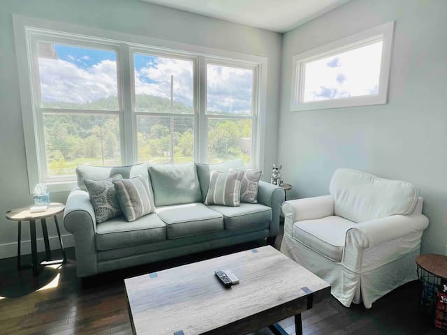 Tranquil River Home-5 miles to Biltmore