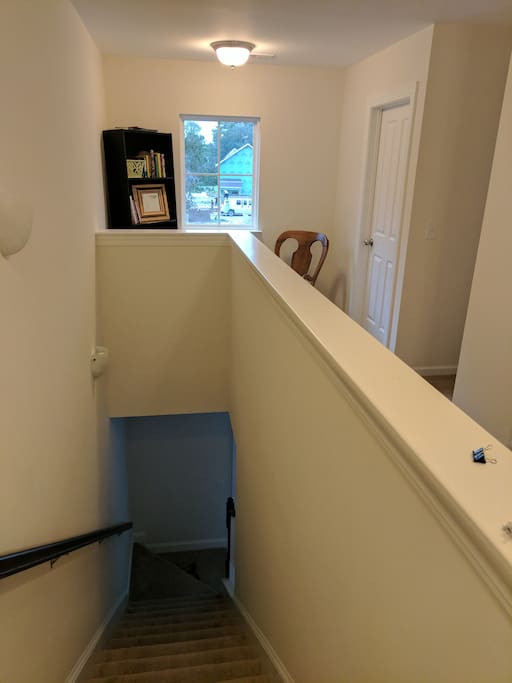 Guest Bedroom is upstairs