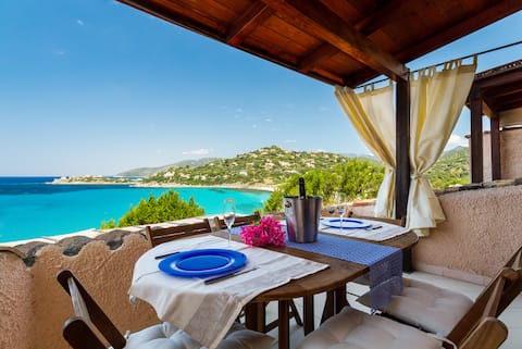 Popular Airbnb listing: BEACH HOUSE WITH WONDERFUL SEA WIEW in Maracalagonis