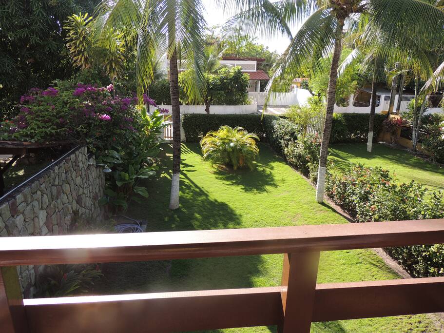 Vista do jardim