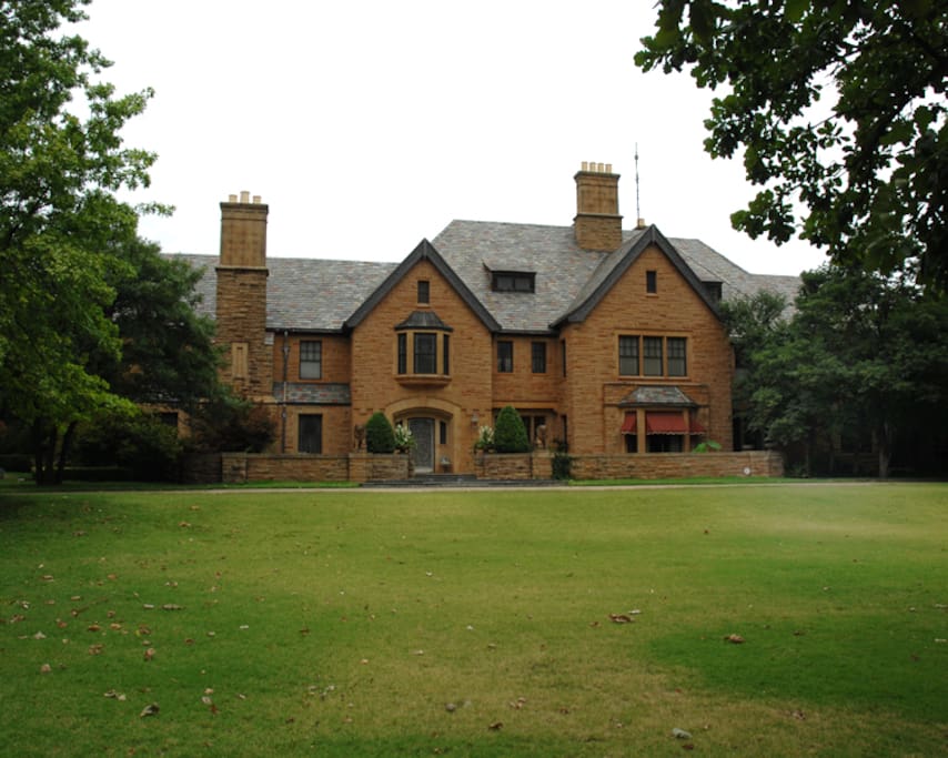 Historic Champlin Mansion overlooking the Park