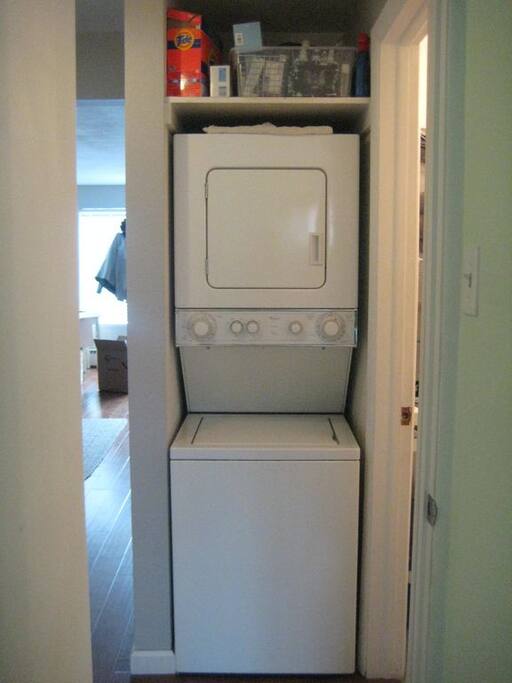 Washer and dryer