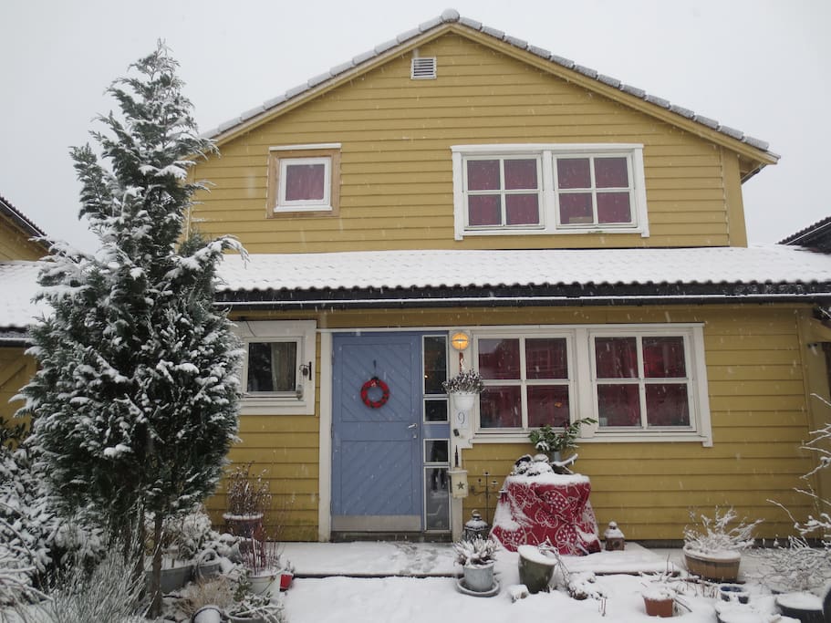 My house in winter time