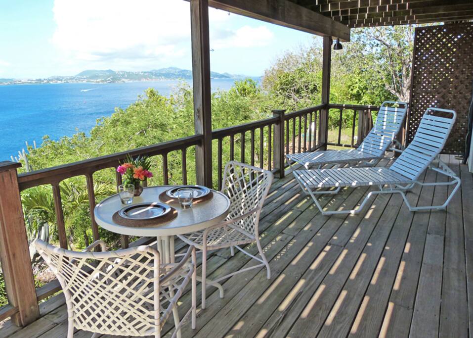 Shady Outdoor Living Space