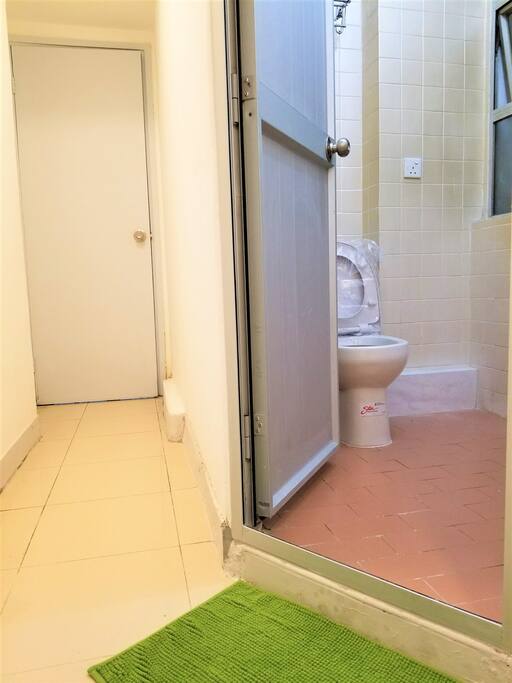 a shared bathroom
