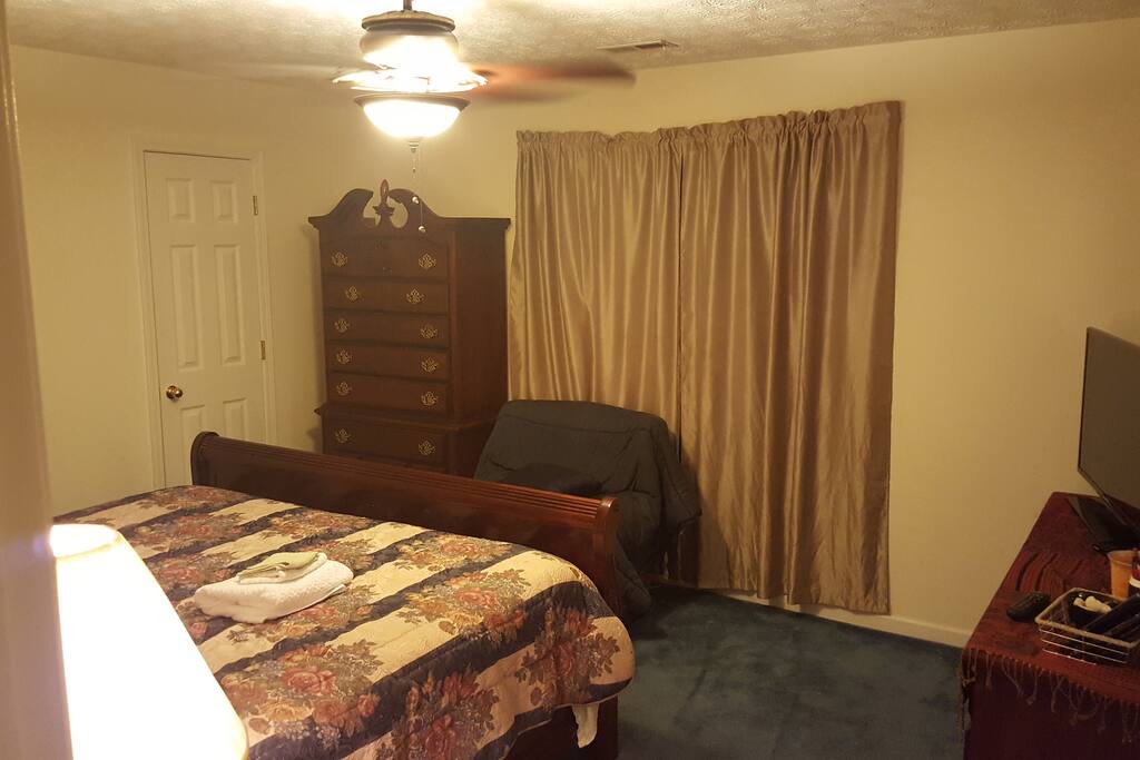King size bed with luxury mattress