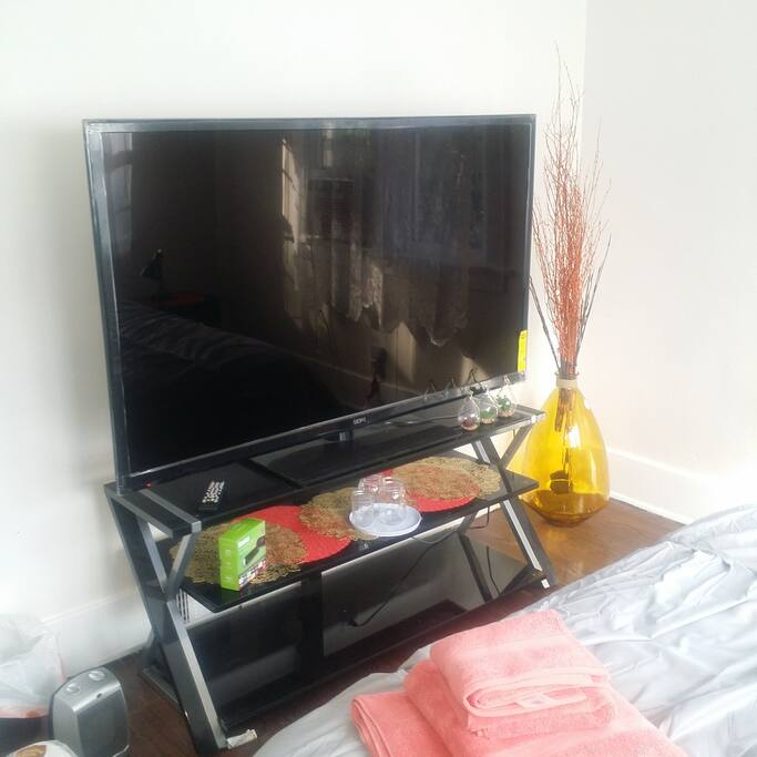 Your own room's big screen TV!