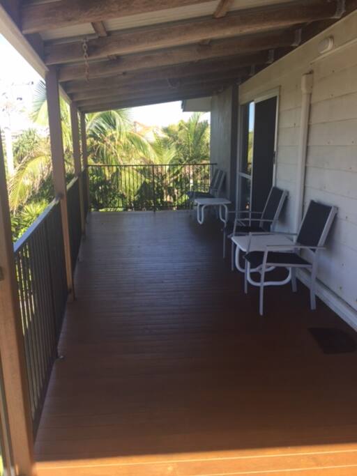 Front deck