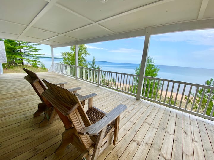 Heaven on earth! Sand beach of Lk Superior awaits!