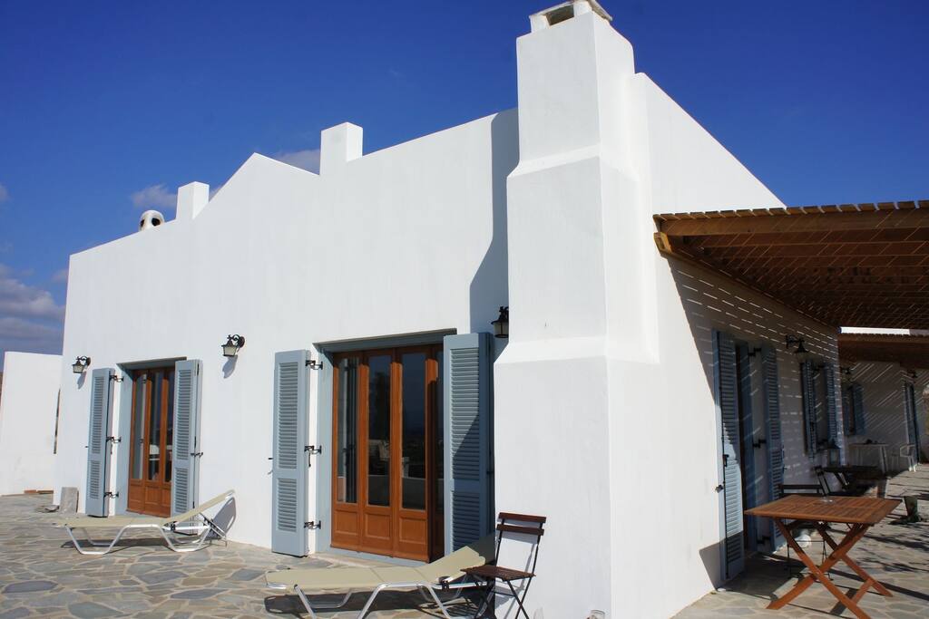 Front of house and south balcony R