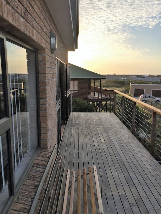 Pre sunset from the balcony.