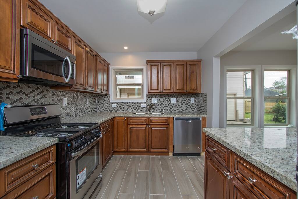 Newly renovated kitchen