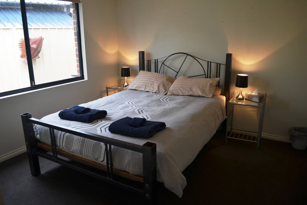 Your bedroom with Queen sized bed