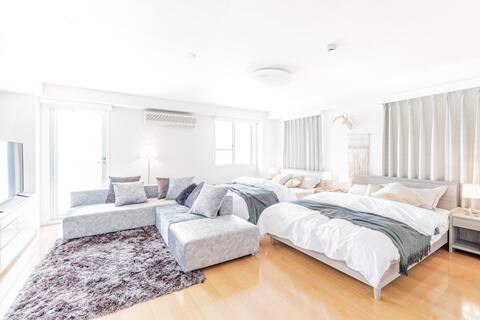 Entire Building 1 Floor (76 ㎡) Deluxe Room "Syrah" Double Bed × 3