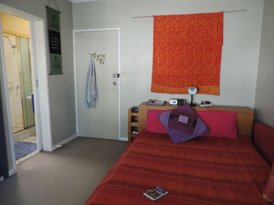 comfy bed with remote tv and remote heating and digital radio..yep you dont need to move!!