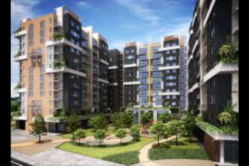 fachada real del condominio
